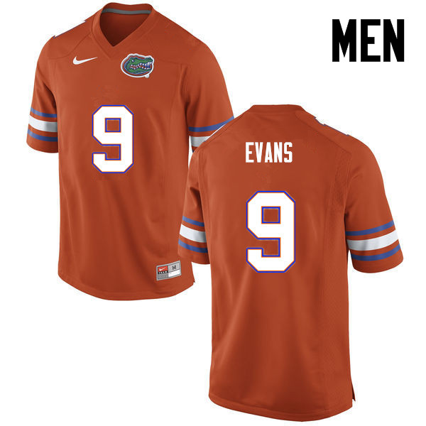 Men Florida Gators #9 Josh Evans College Football Jerseys-Orange